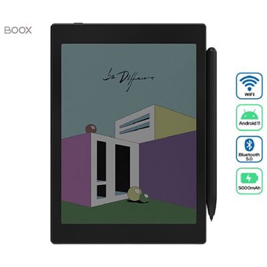 BOOX E-Book čitač Tab Mini C, 7.8" zaslon u boji, 4GB, 64GB, WiFi, BT, Android 11, crni
